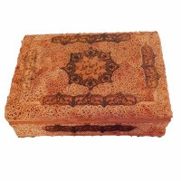  معرق چرم روی دیوان حافظ سفارشی|جلد دیوان حافظ چرمی ..